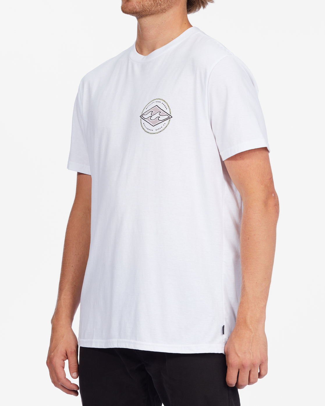 Billabong Rotor Diamond Tee - White Mens T Shirt