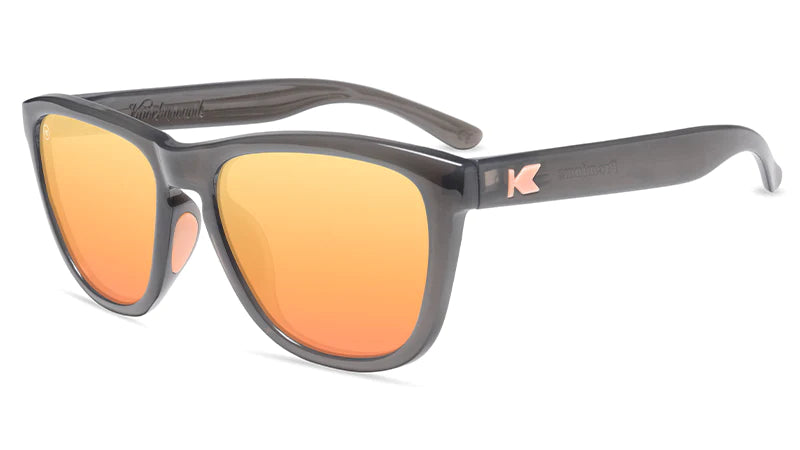 Knock Around premiums Polarized Jelly Grey Peach sunglasses Sunglasses