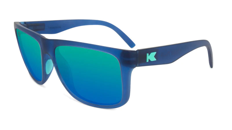 Knockaround Torrey Pines Polarized Sunglasses - Rubberized Navy Mint sunglasses