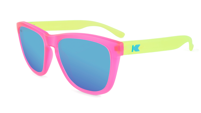 Knockaround Premiums Polarized Sunglasses - Neon Summer Aqua Sunglasses
