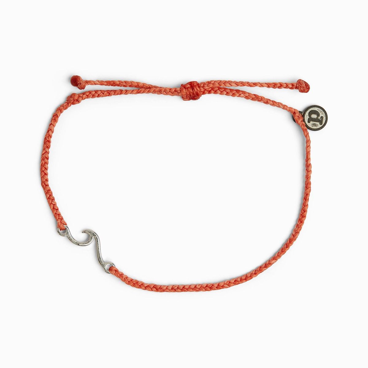 Puravida Shoreline Anklet Silver - Coral Jewelry