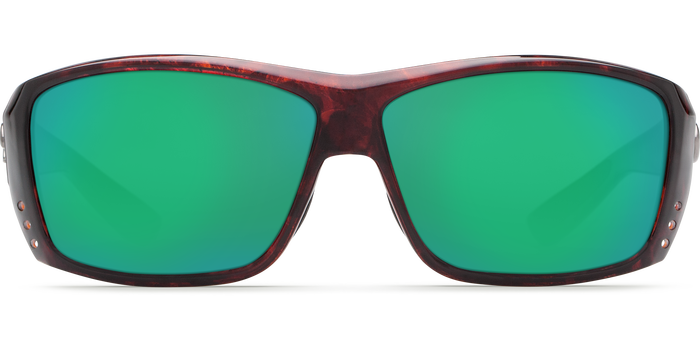 Costa Cat Cay Tortise Green Mirror 580P Polarized Sunglasses Sunglasses