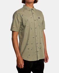 RVCA Tropicalia Men's button down shirt - Alo Mens Woven Shirt