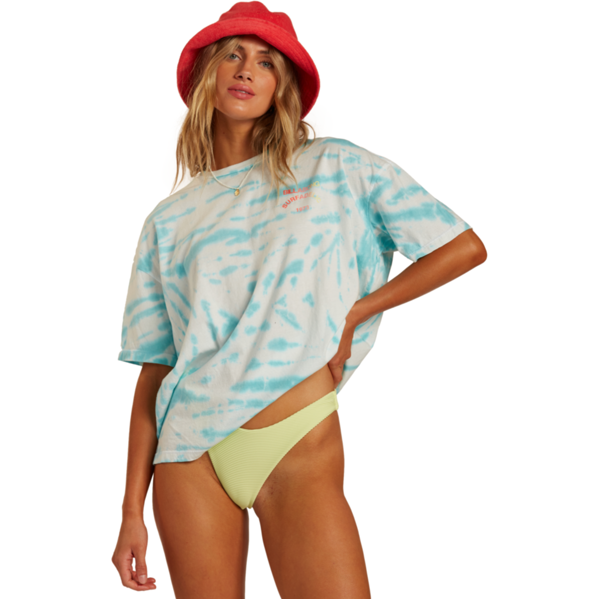 Billabong Womens True Boy Surf Tee - Baja Blue Womens T Shirt