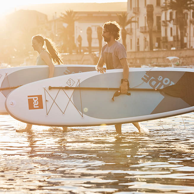 RED 10'6 Inflatable Paddle Board MSL Ride All Around Inflatable SUP