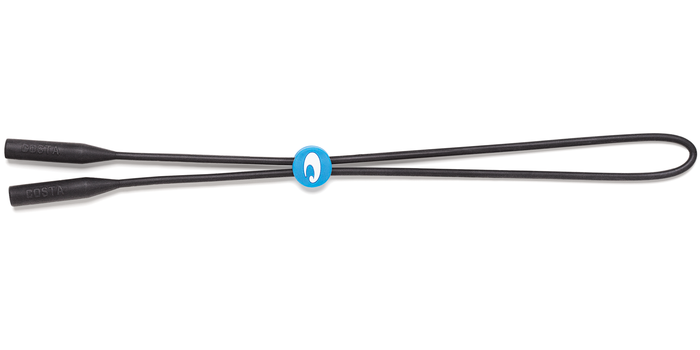 Costa Bowline Silicone Sunglasses Retainer Black Blue Sunglass Retainer