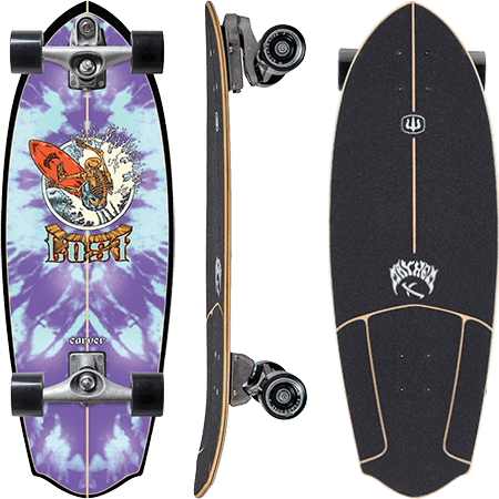 Carver Lost 30" Rocket Redux C7 Raw Surfskate Skateboard Skateboard