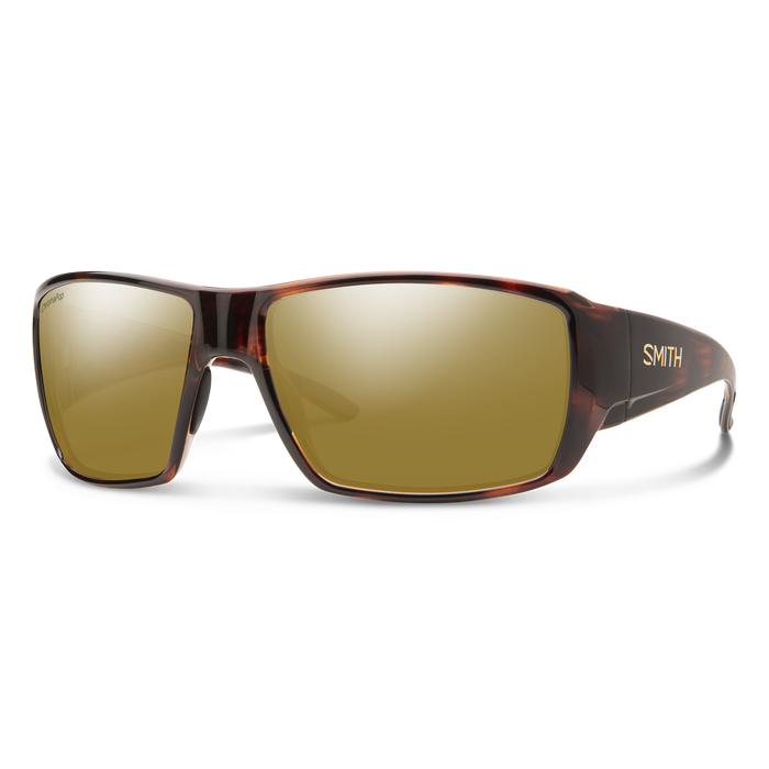 Smith Guides Choice Sunglasses Tortoise ChromaPop Glass Polarized Bronze Mirror Sunglasses
