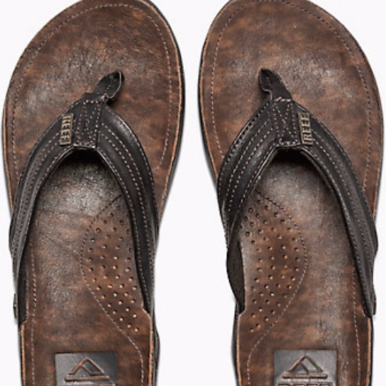 Reef J-Bay III Leather Dark Brown Sandal Mens Footwear