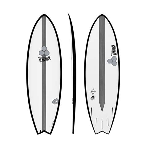 Torq Channel Islands Al Merrick Pod Mod 5'10" Surfboard Surfboard Black Rail