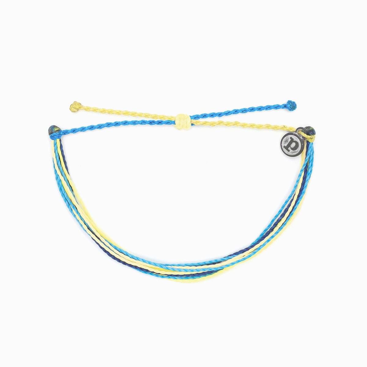 Pura Vida Charity Water Bracelets - Blue Yellow Jewelry