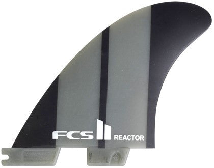 FCS 2 Reactor Neo Glass Charcoal Medium Tri Surf Fins Fins