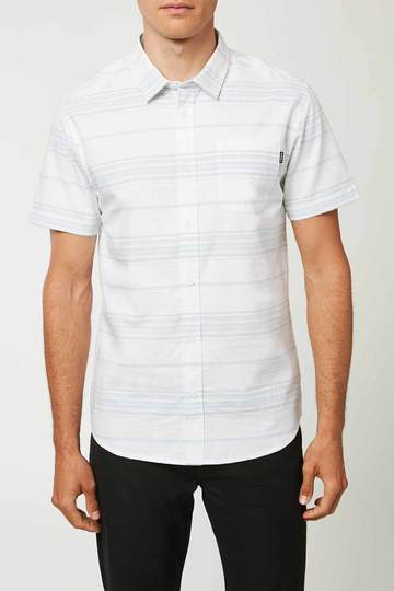 Oneill Figueroa Mens Button Down Shirt - White Mens Shirt