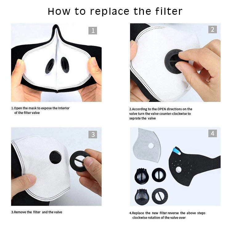 Face Mask with KN95 removable filter and exhale valves - Black - Camo - Desert Camo Face Mask