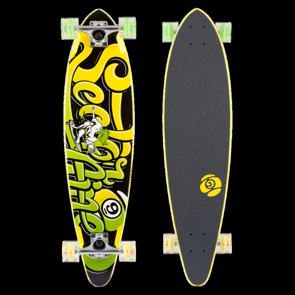 Sector 9 Swift Glo Wheel Complete Longboard Skateboard FS154GW Longboard Complete