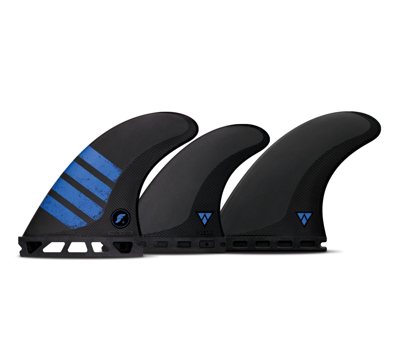 Futures Fins F6 Alpha Series Medium Carbon Blue 5 Fin Fins