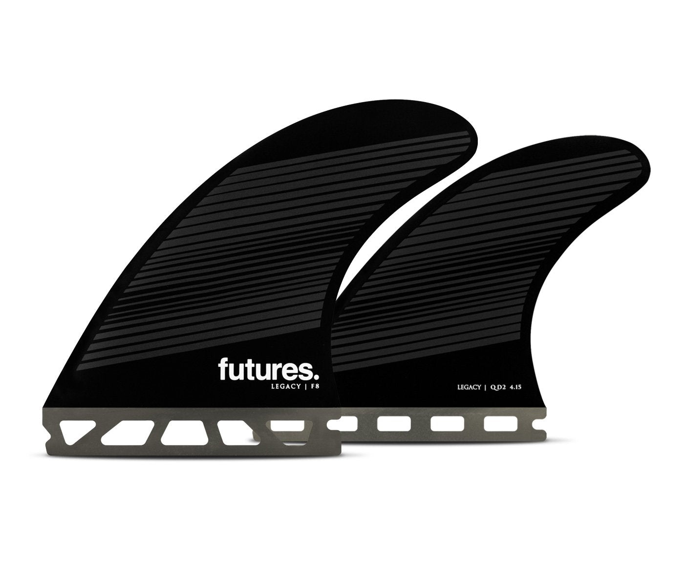 Futures Legacy F8 Neutral Quad Fins - black Fins
