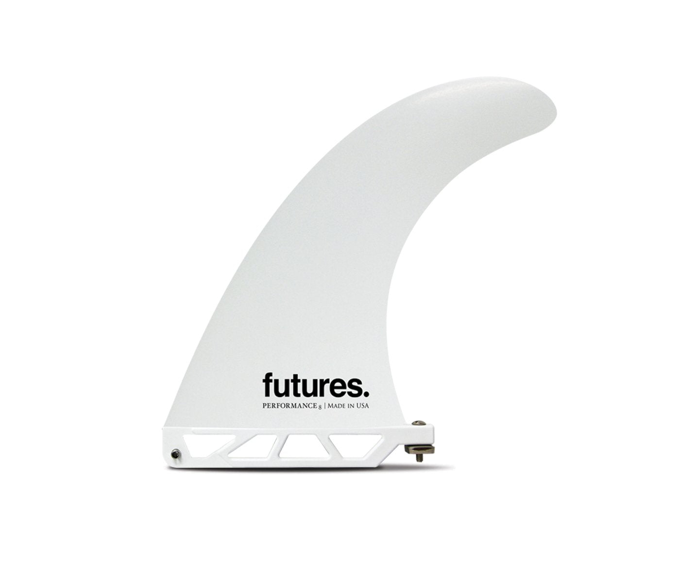 Futures Performance 8" Longboard Fin - White Surfboard Fins