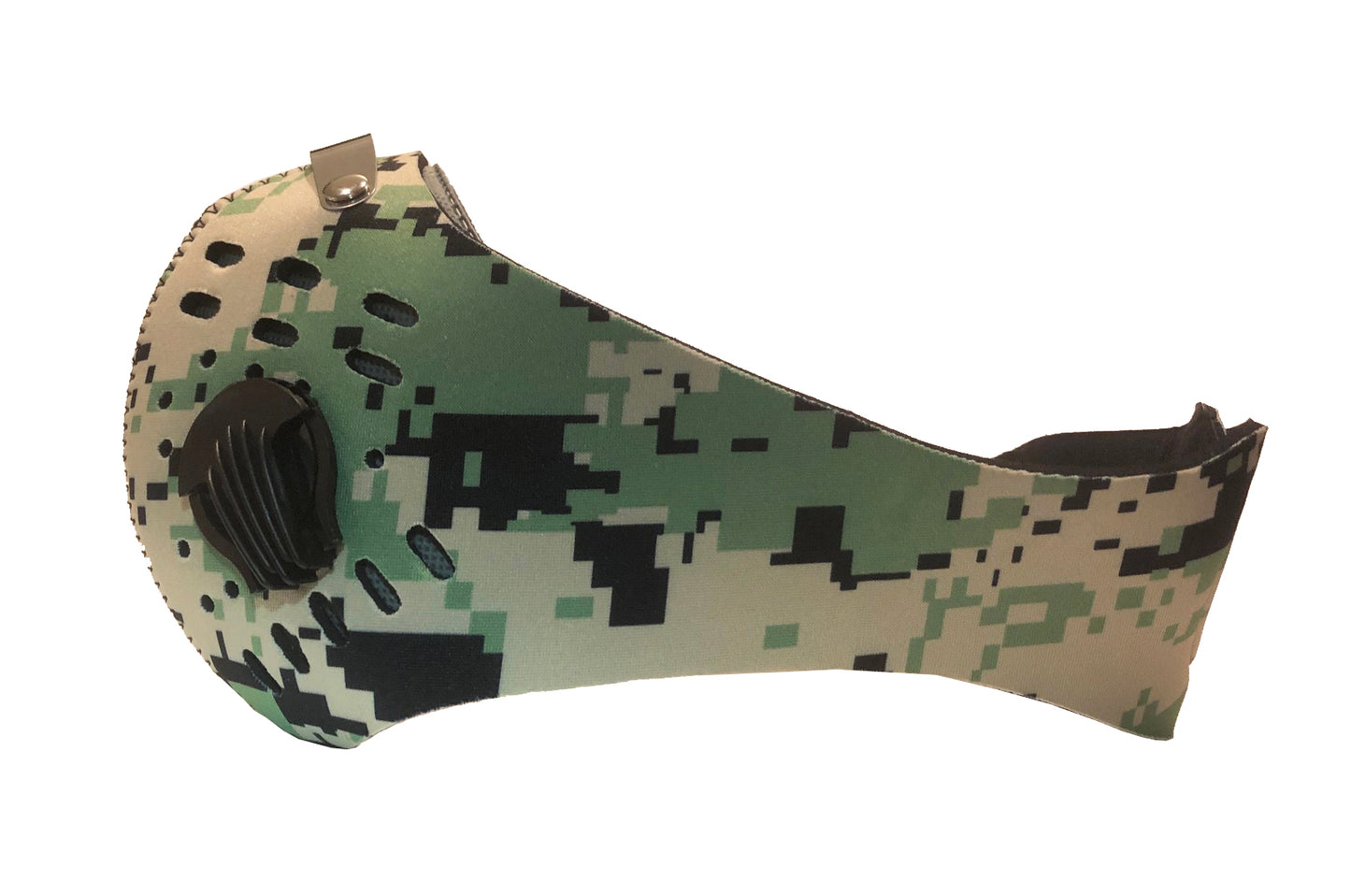 Face Mask with removable filter and exhale valves Black - Camo - Desert Camo Face Mask