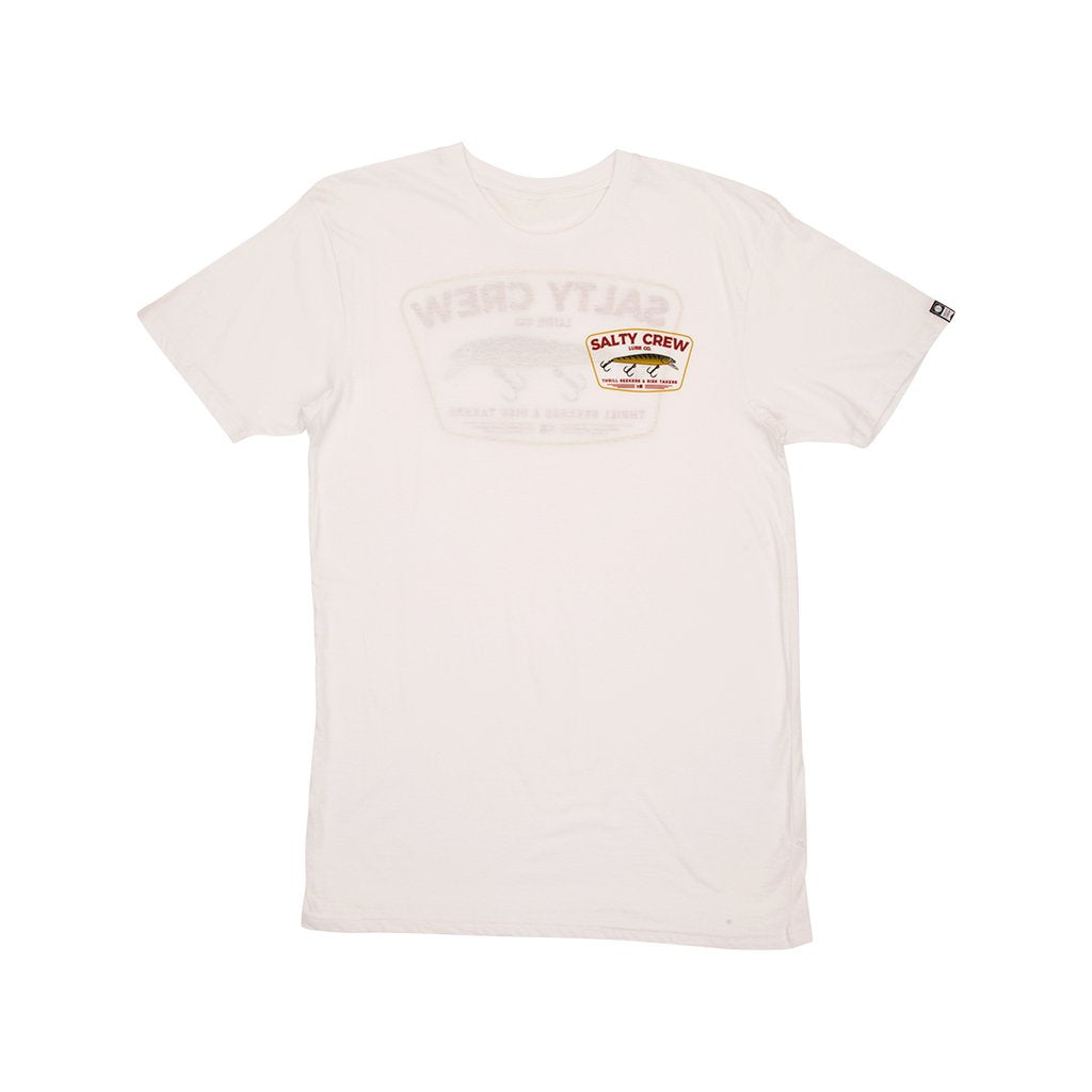 Salty Crew Hardbait S/S Premium Tee - White Mens T Shirt