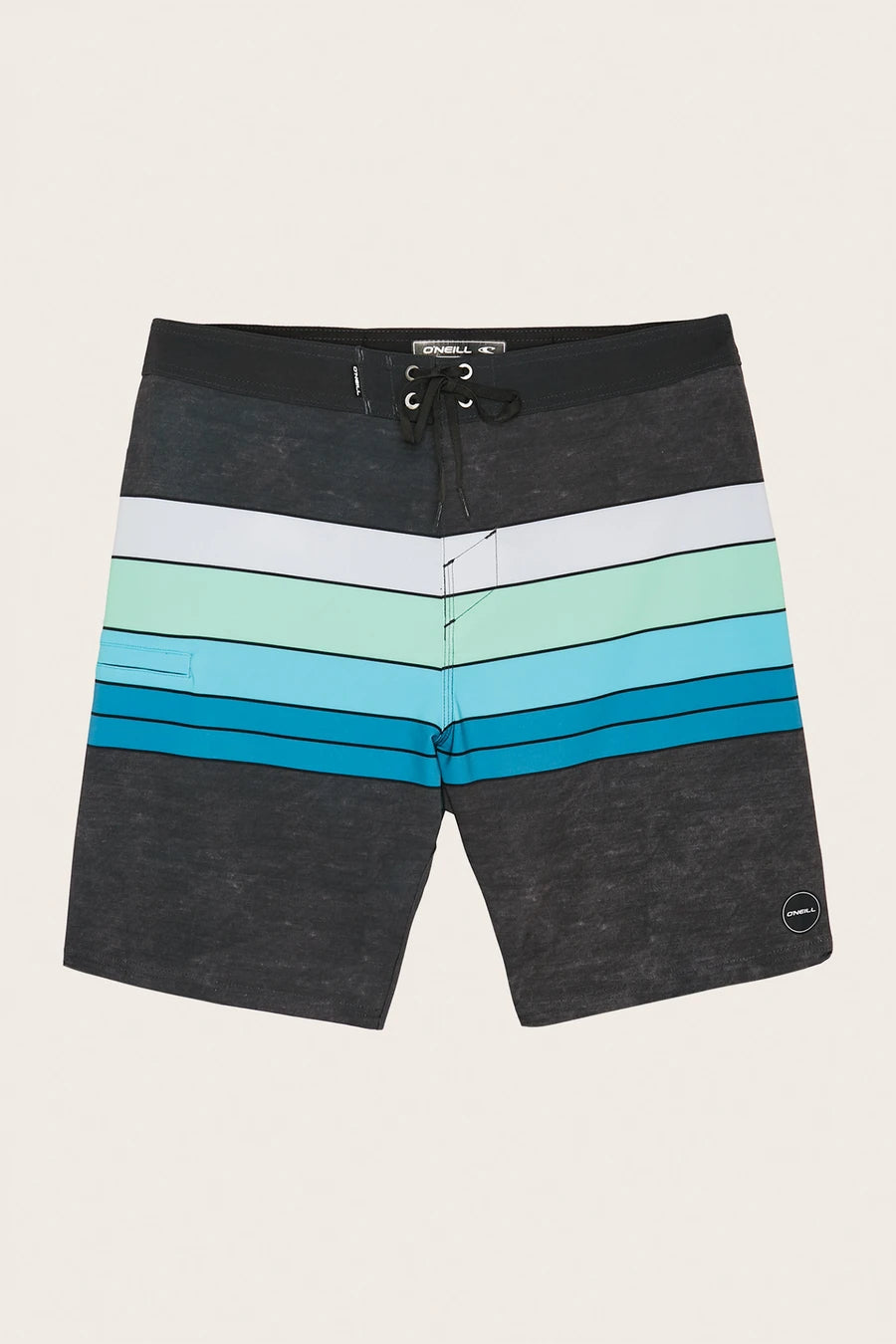 Oneill Hyperfreak Heist Line Boys Boardshorts - Graphite / Pale Blue Boys Boardshorts Graphite