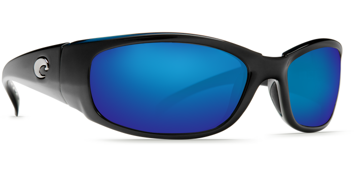 Costa Hammerhead Black Blue Mirror 580P Lens Polarized Sunglasses Sunglasses