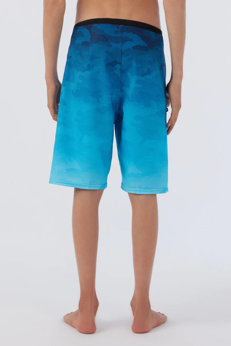 O'Neill Boys Hyperfreak S Seam Fade Boardshorts - Blue Boys Boardshorts