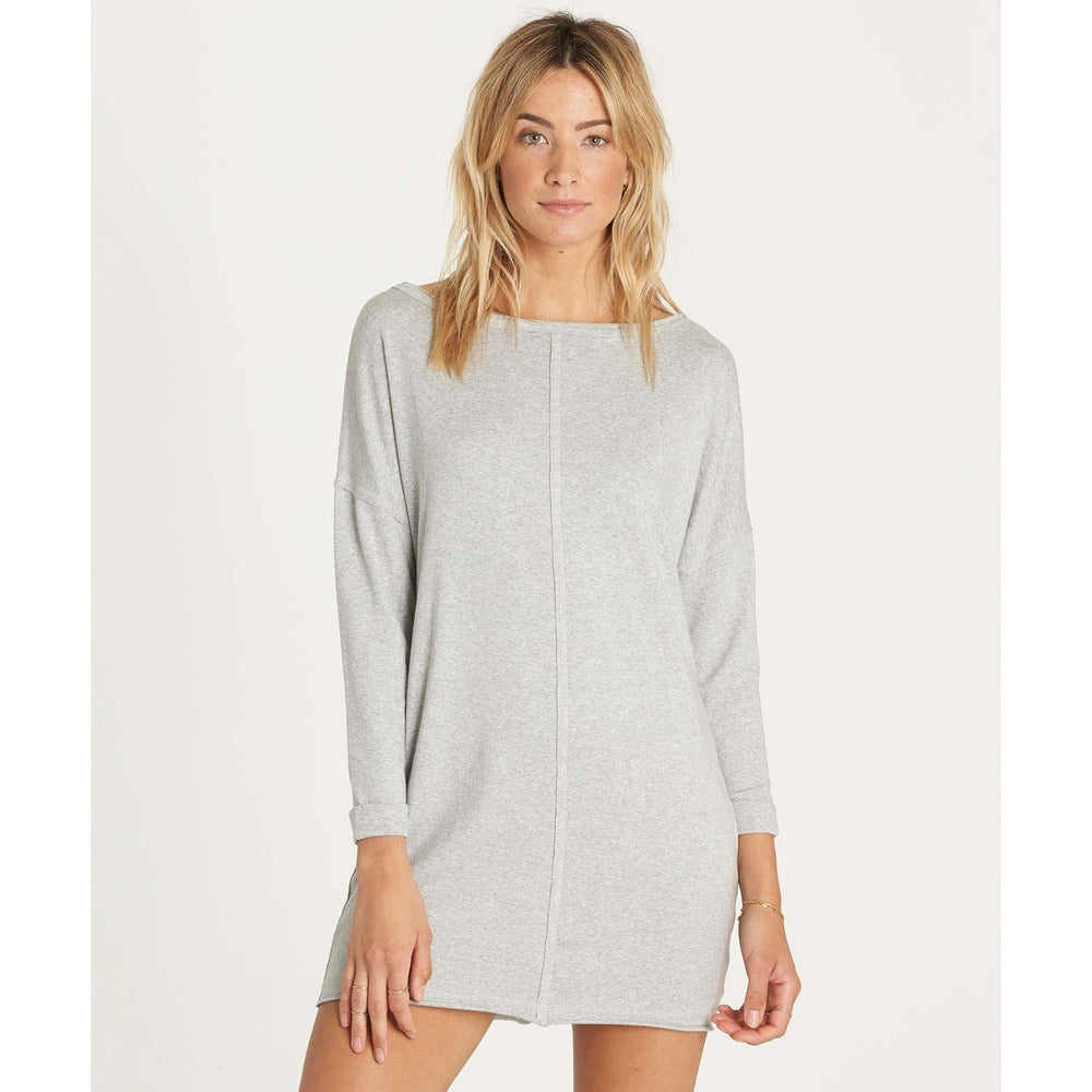 Billabong Only One Dress - Athletic Grey SURF WORLD SURF SHOP Billabong Only One Dress - Athletic Grey SURF WORLD SURF SHOP