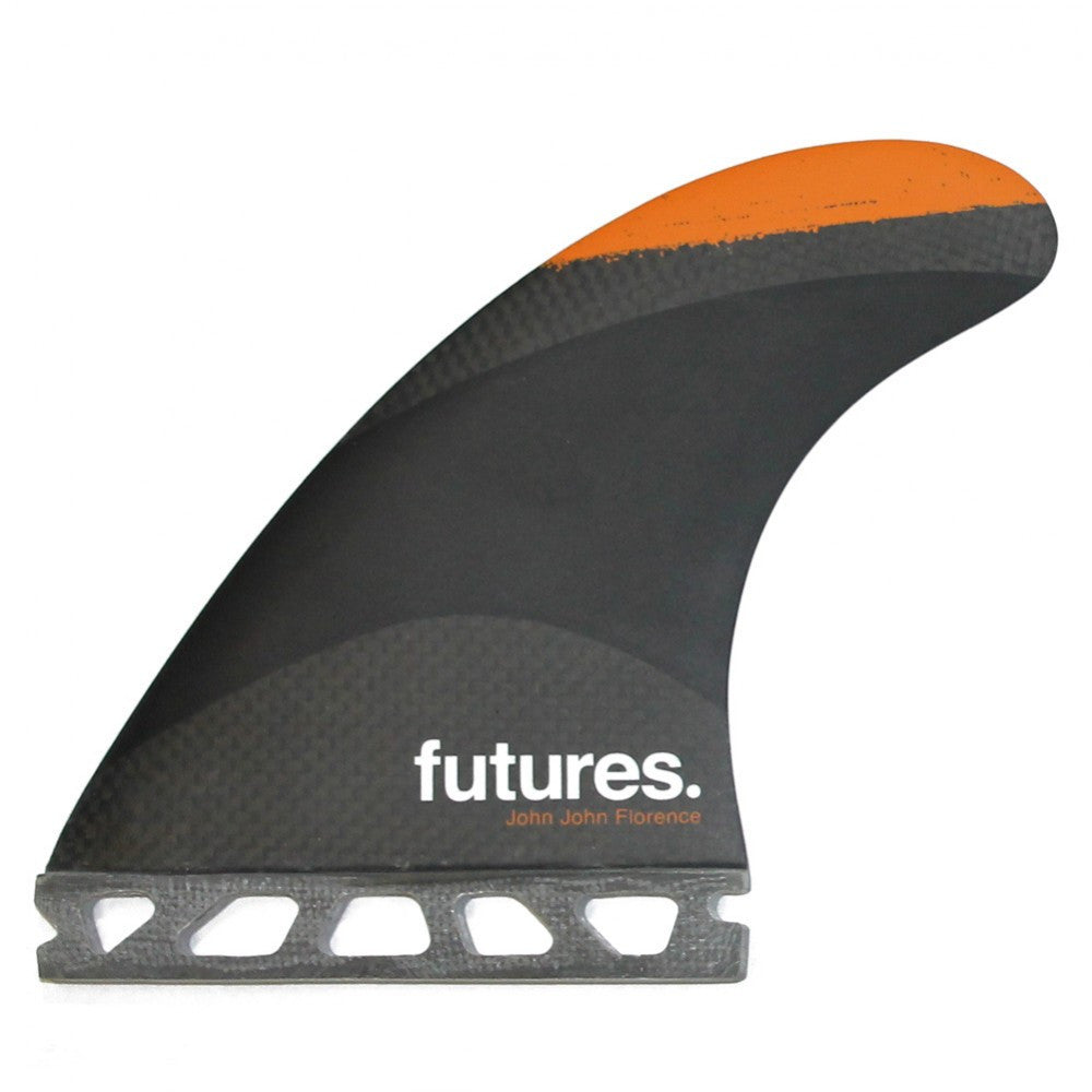 Futures Fins John John Florence Medium Techflex Orange Yellow Grey Thruster Fins 5555461 Fins