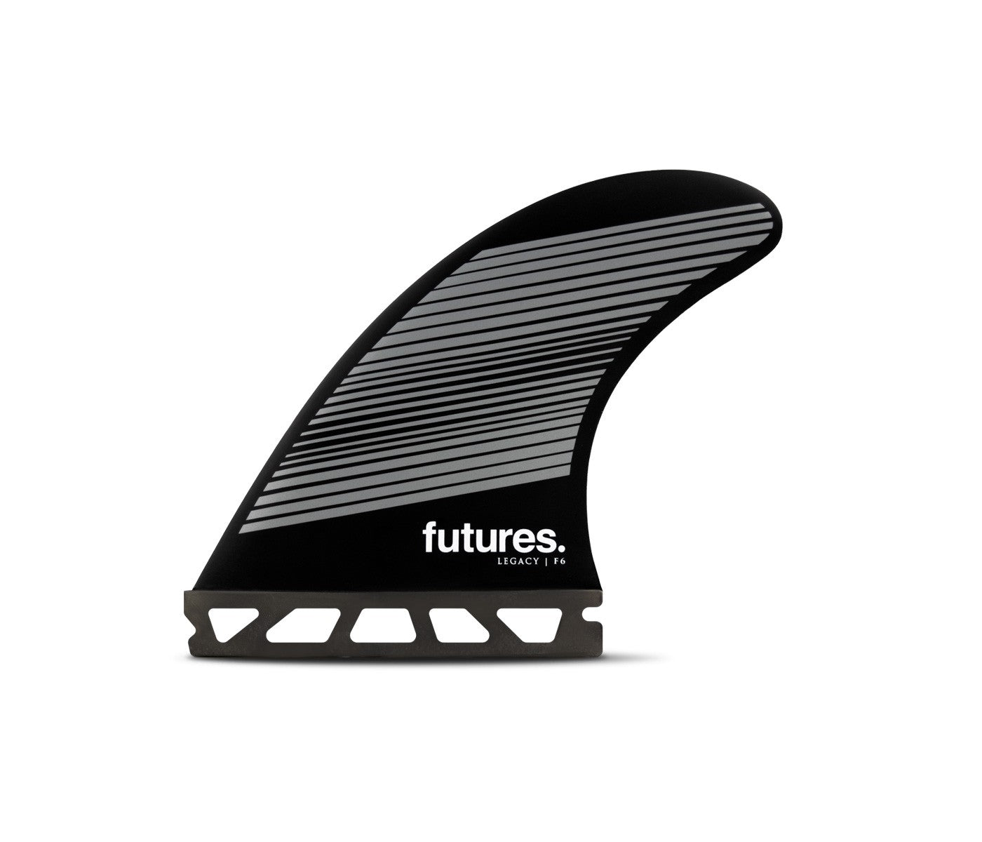 Futures Legacy F6 HC Thruster Surfboard Fins - Gray Black Fins
