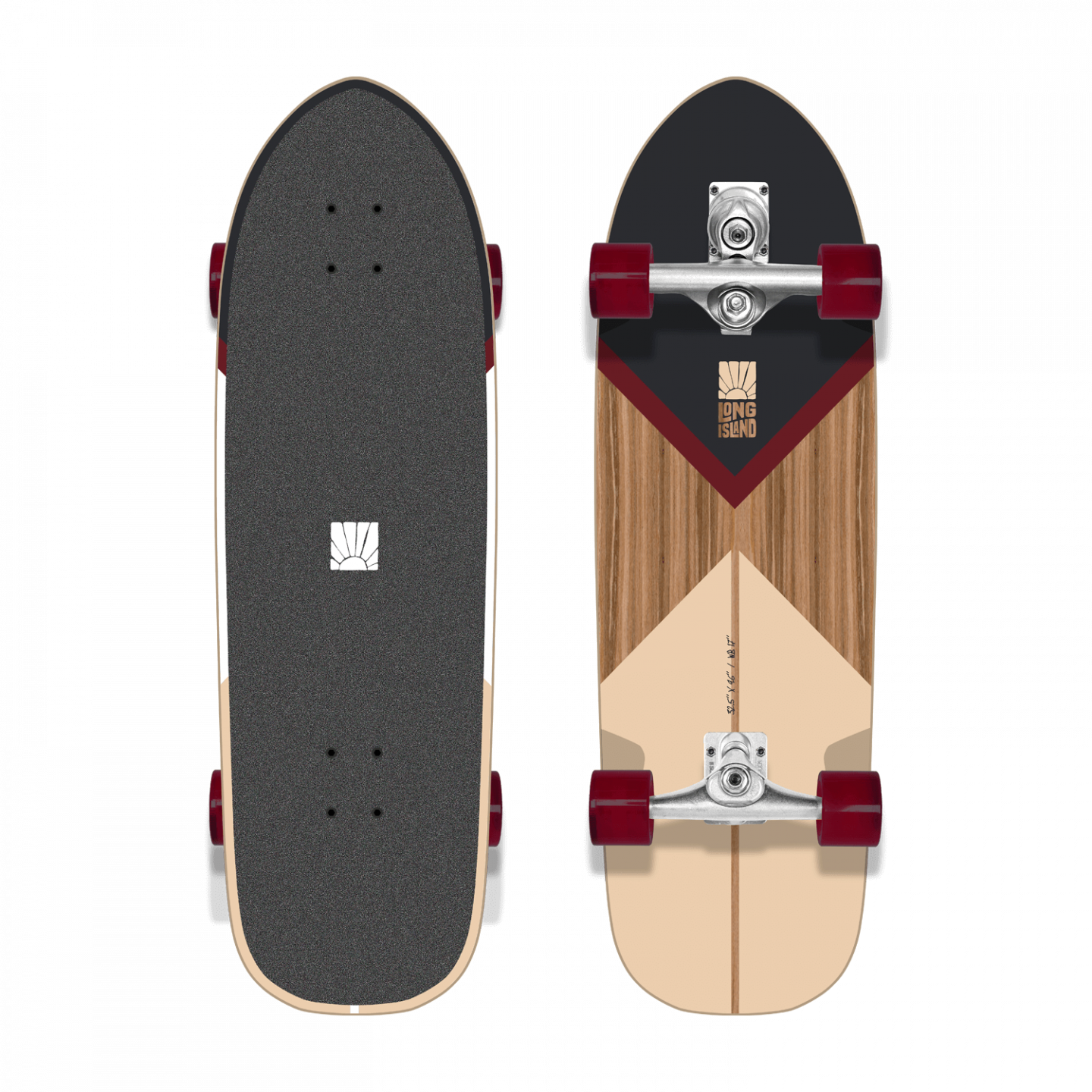 Long Island Surf Rowing 32 Surfskate Skateboard SURF WORLD SURF