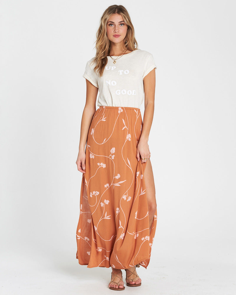 Billabong Love Trip Maxi Skirt - Toffee skirt