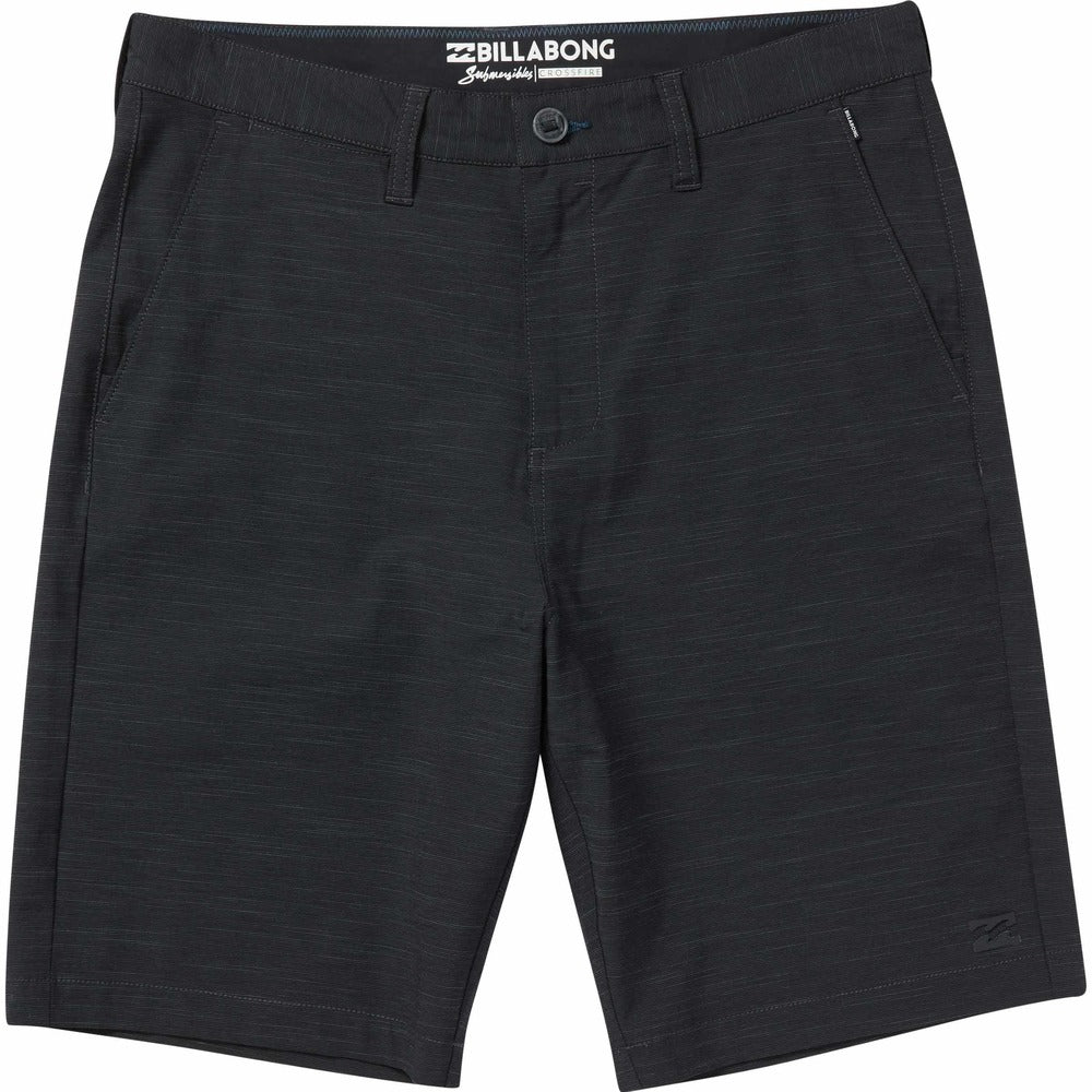 Mens Crossfire x Slub Submersible Shorts - Black Mens Shorts