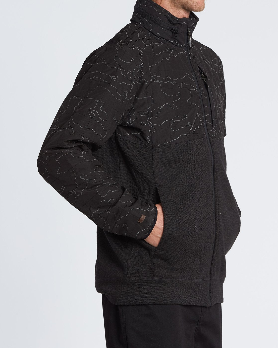 Billabong Boundary Zip Mens Jacket - Phantom Jacket
