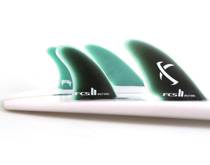 FCS II MB PG Split Keel Quad Fins Mayhem Fins