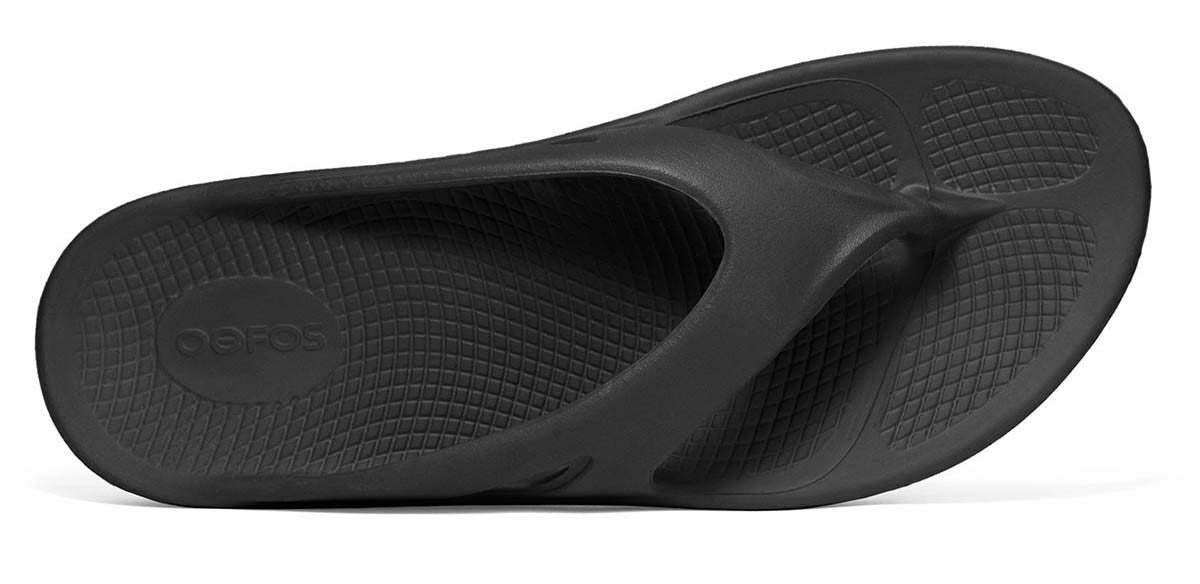 Oofos Original Mens Comfort Recovery Sandals - Black Mens Footwear