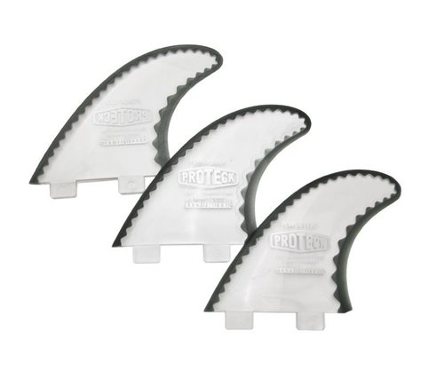 Pro Teck Power Flex Safety Fins Rubber Edge Fins FCS 2 Tab