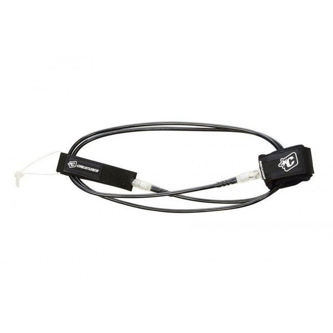 Creatures Of Leisure Pro 7' x 9/32" Surf Leash Multiple Colors surf leash Black Clear