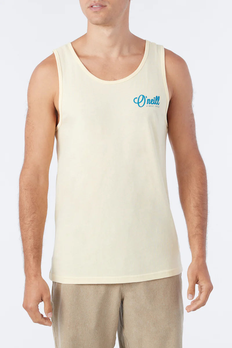 Oneill Ripple Men's Tank Top - Light Yellow Mens Tank