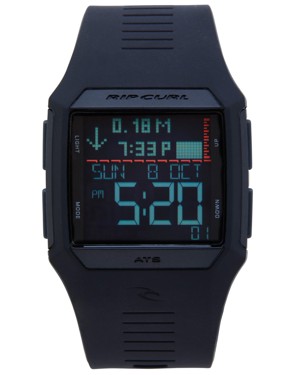 Rip Curl Rifles Tide Watch - Black Green - Black Blue - Midnight Watches Midnight