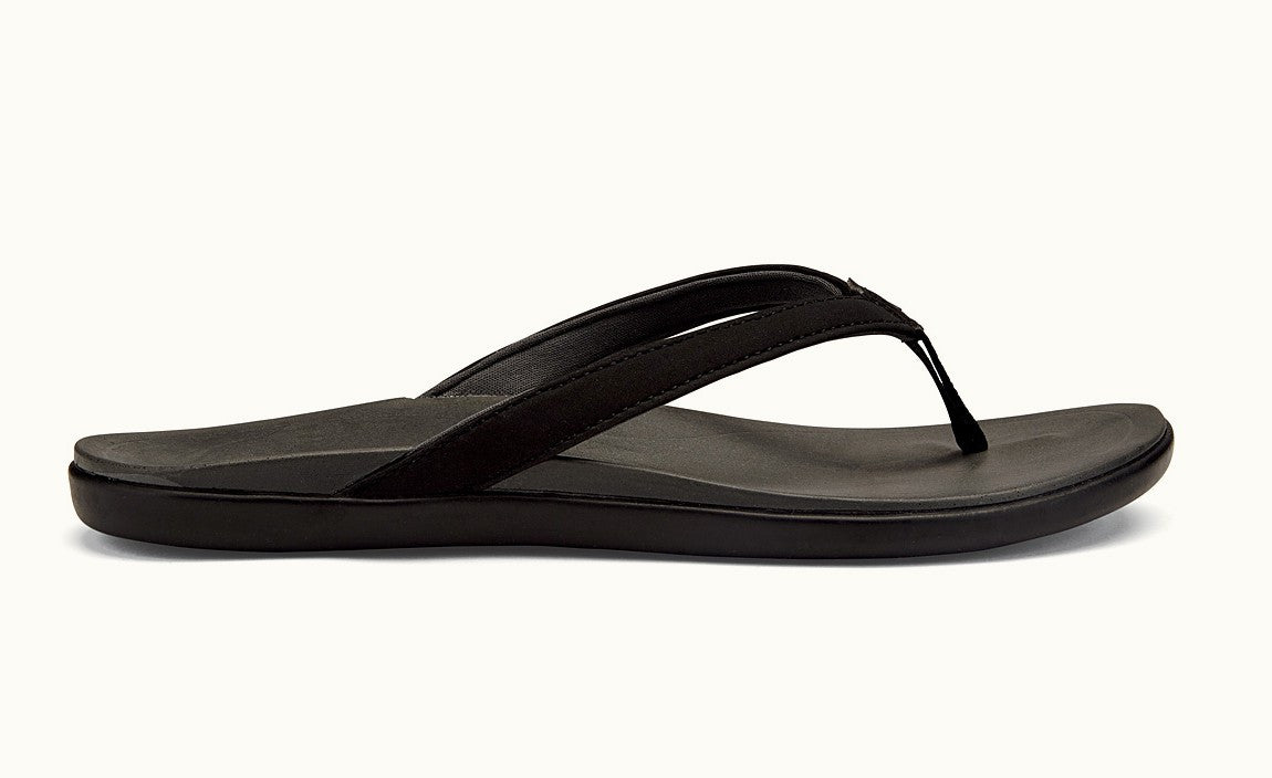 Olukai Ho'opio Black Dark Shadow Women's Sandals 20294406C Womens Footwear