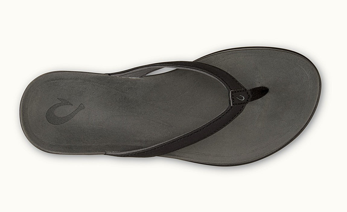 Olukai Ho'opio Black Dark Shadow Women's Sandals 20294406C Womens Footwear