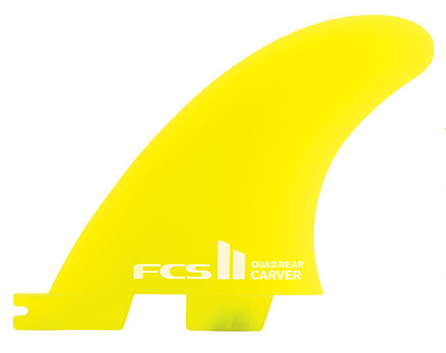 FCS 2 Carver-S Glass Flex Small Quad Rear Surf Fins Fins