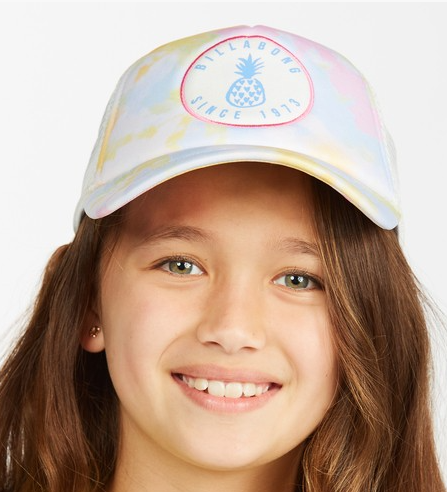 Billabong Girls' Shenanigans Trucker Hat- Rain Drop Hats