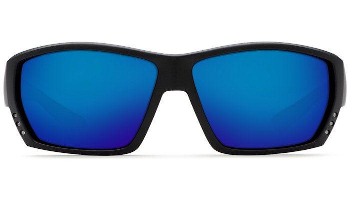 Costa Tuna Alley Black Blue Mirror 580 Glass Lens Polarized Sunglasses TA11OBMGLP Sunglasses