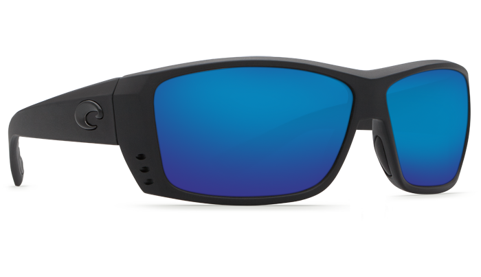 Costa Cat Cay Blackout Blue Mirror 580G Polarized Sunglasses Sunglasses