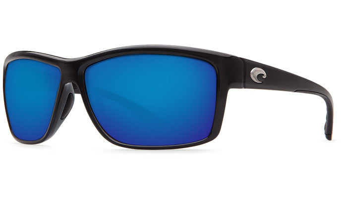 Costa Del Mar Mag Bay Shiny Black Blue Mirror 580P Polarized Sunglasses AA11OBMP Sunglasses