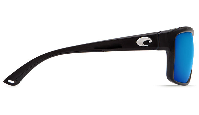 Costa Del Mar Mag Bay Shiny Black Blue Mirror 580P Polarized Sunglasses AA11OBMP Sunglasses