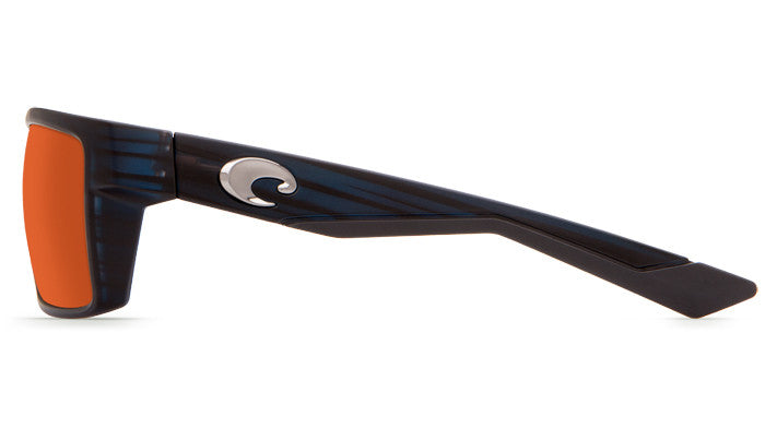 Costa Del Mar MOTU Matte Black Teak Copper 580P Lens Polarized Sunglasses MTU111OGP Sunglasses