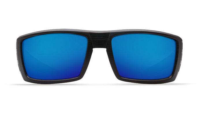 Rafael Matte Black Teak Blue Mirror 580P Polarized Sunglasses RFL111OBMP Sunglasses